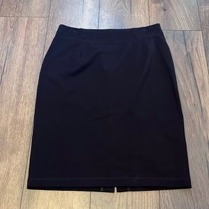 Eileen Fisher brown pencil skirt petite medium